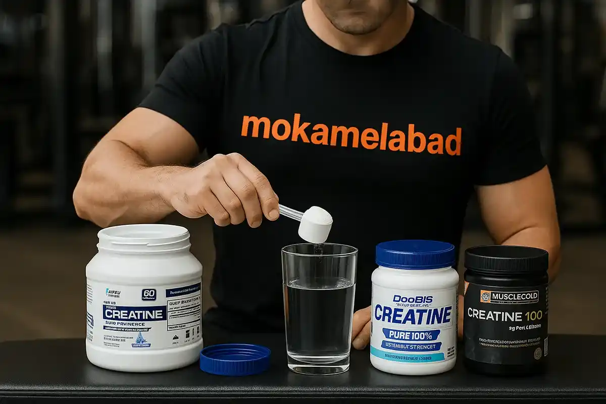 نحوه مصرف کراتین بدون بارگیری-مکمل آباد